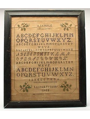 NeedleWork Press- Lucinda Frazier 1866