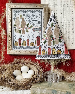 Hello by Liz Mathews - Second Day of Christmas Sampler and Tree