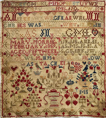 Lucy Beam Love in Stitches - Mary Norrie 1859