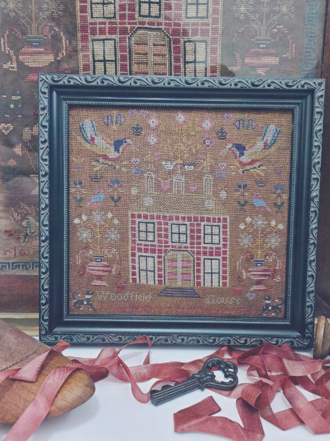 Quaint Rose Needlearts - Anne Hughs 1852: Woodfield House