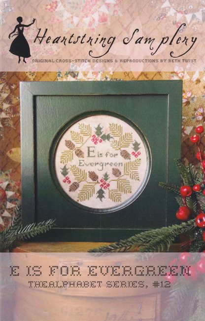 Heartstring Samplery - E is for Evergreen