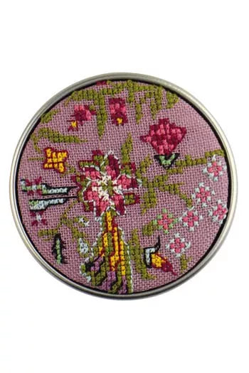 Sajou-  Jaipur indienne fabric round box Kit - Museum and Heritage Collection