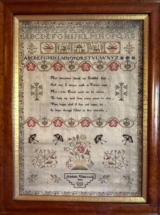 Cross Stitch Antiques - Adelaide Underwood 1846