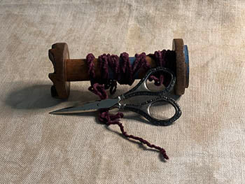 Dames of the Needle - Ida Neel's Cherries Chenille Trim