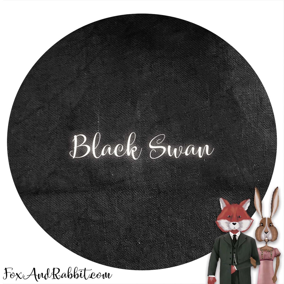 36 Count Black Swan Fox and Rabbit