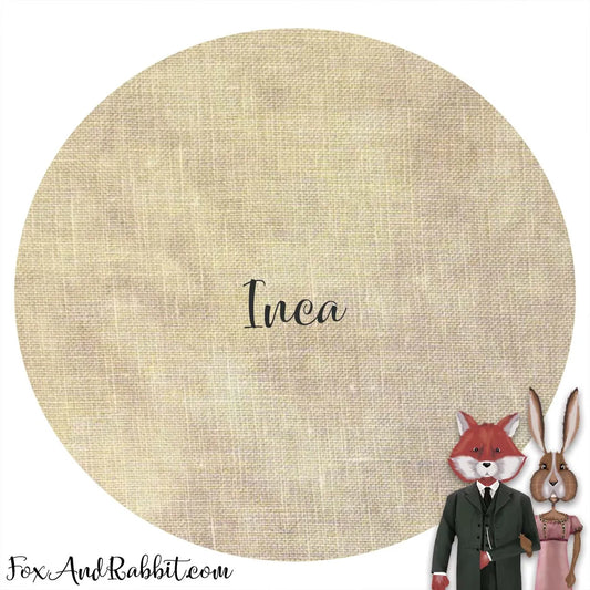 18 Count Aida Inca Fox and Rabbit