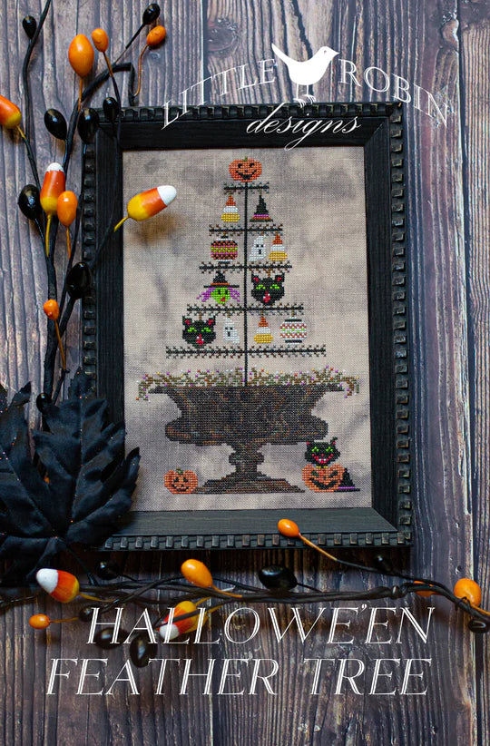 Little Robin Designs - Halloween Feather Tree