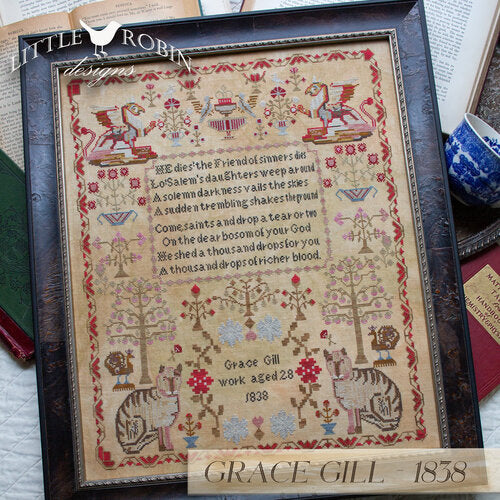 HDF Vikki Clayton-Dyer Silk - Little Robin Designs Grace Gill 1838