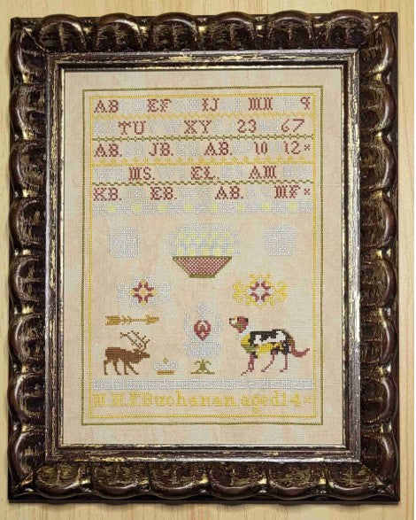 The Spanish Stitcher - M.M.F Buchanan Sampler