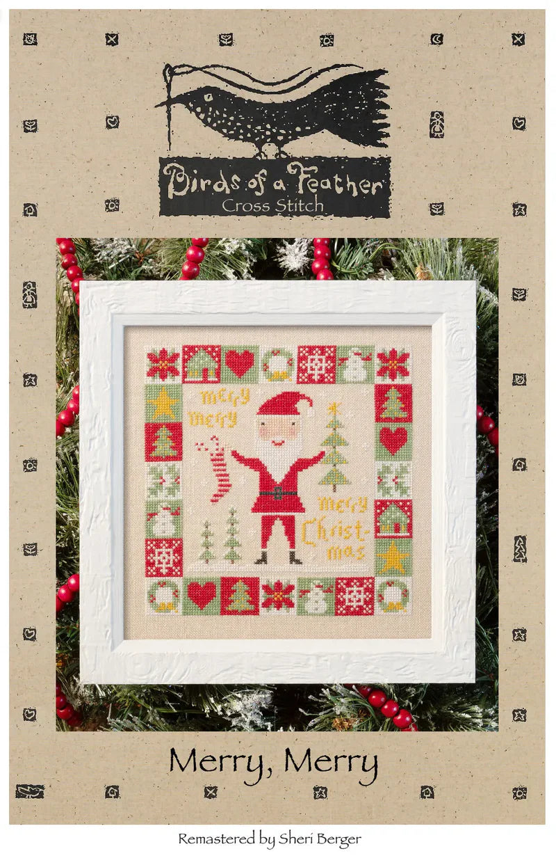 Birds of a Father  “Merry, Merry” Birds of a Feather - Merry, Merry – thestitchersmerchant
