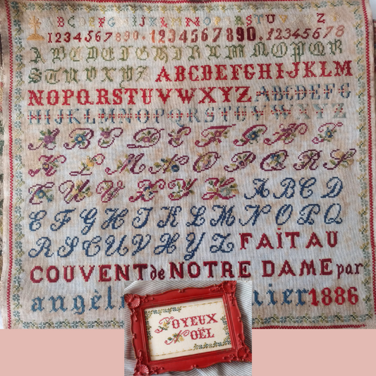 Mojo Stitches - Notre Dame Alphabets & Joyeux Noel