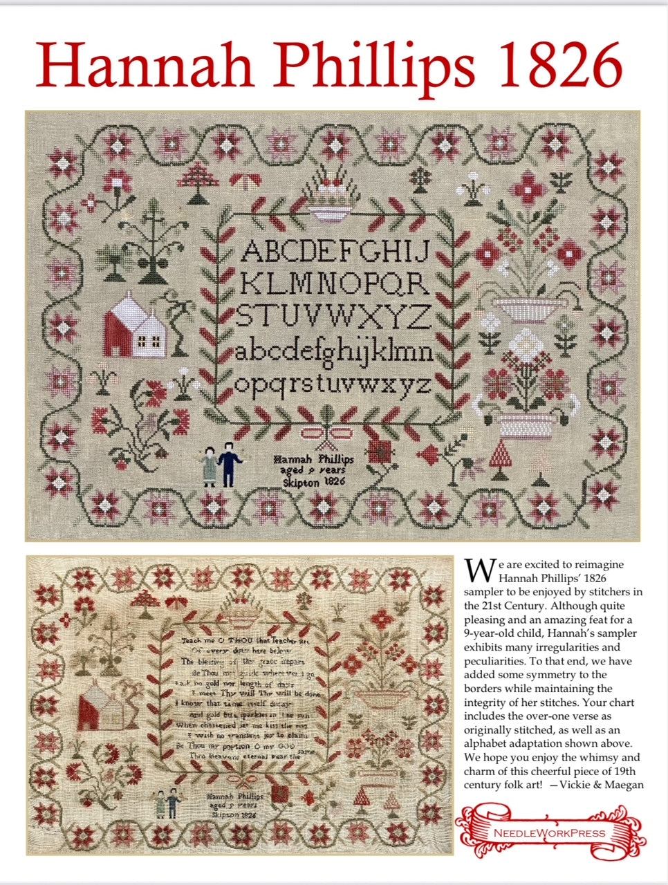 NeedleWork Press - Hannah Phillips 1826