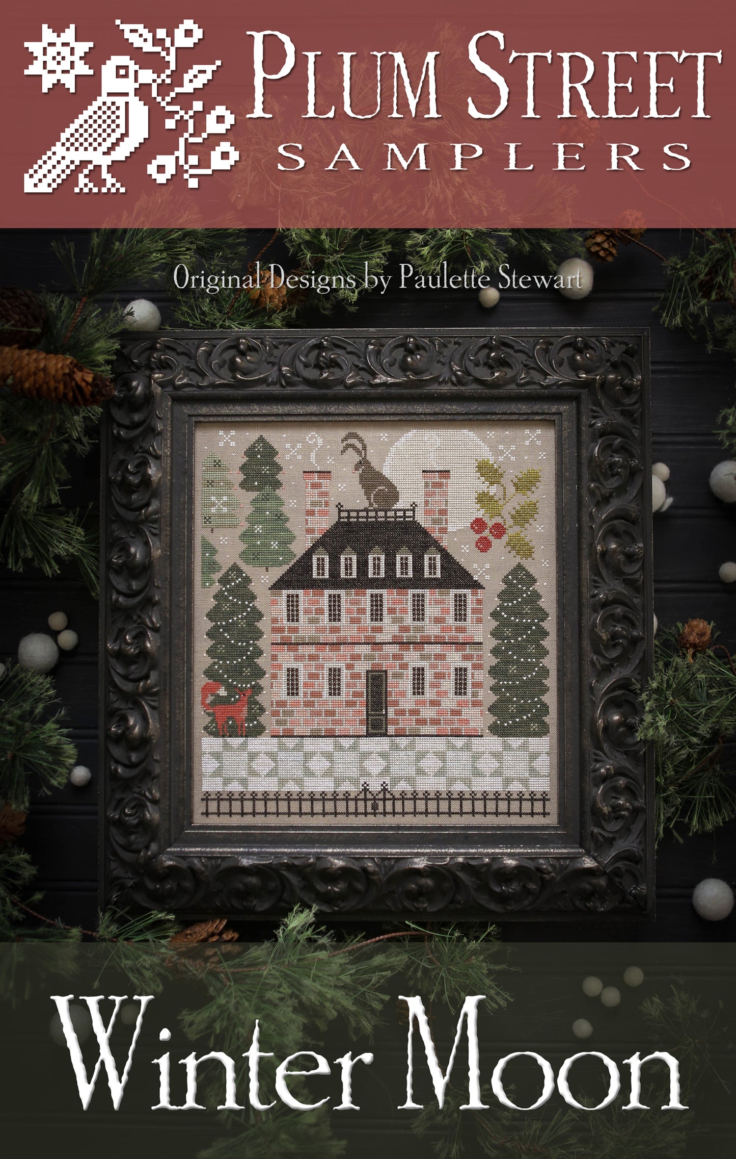 HDF Vikki Clayton-Dyer Silk - Plum Street Samplers Winter Moon