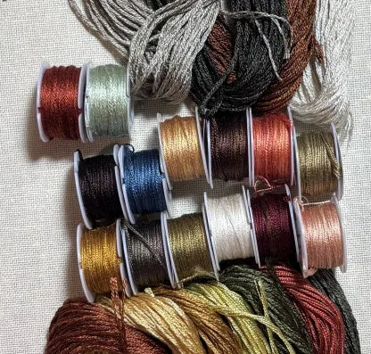HDF Vikki Clayton-Dyer Silk - Plum Street Samplers Autumn Moon
