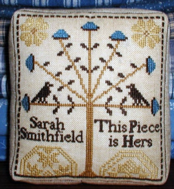 Carriage House Samplings- A Quaker Pincushion