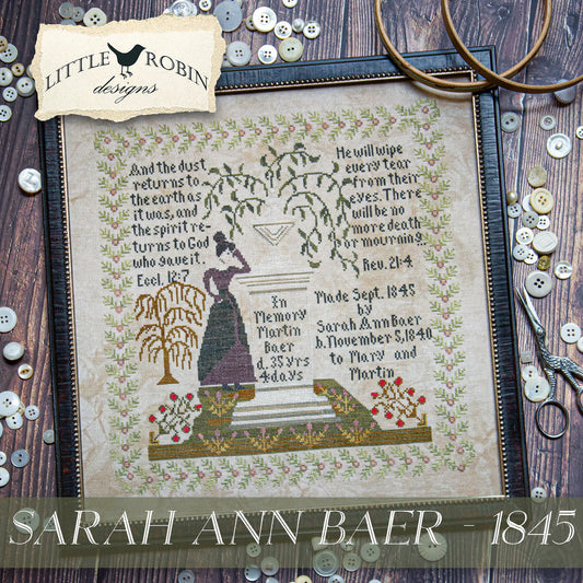 Little Robin Designs - Sarah Ann Baer 1845