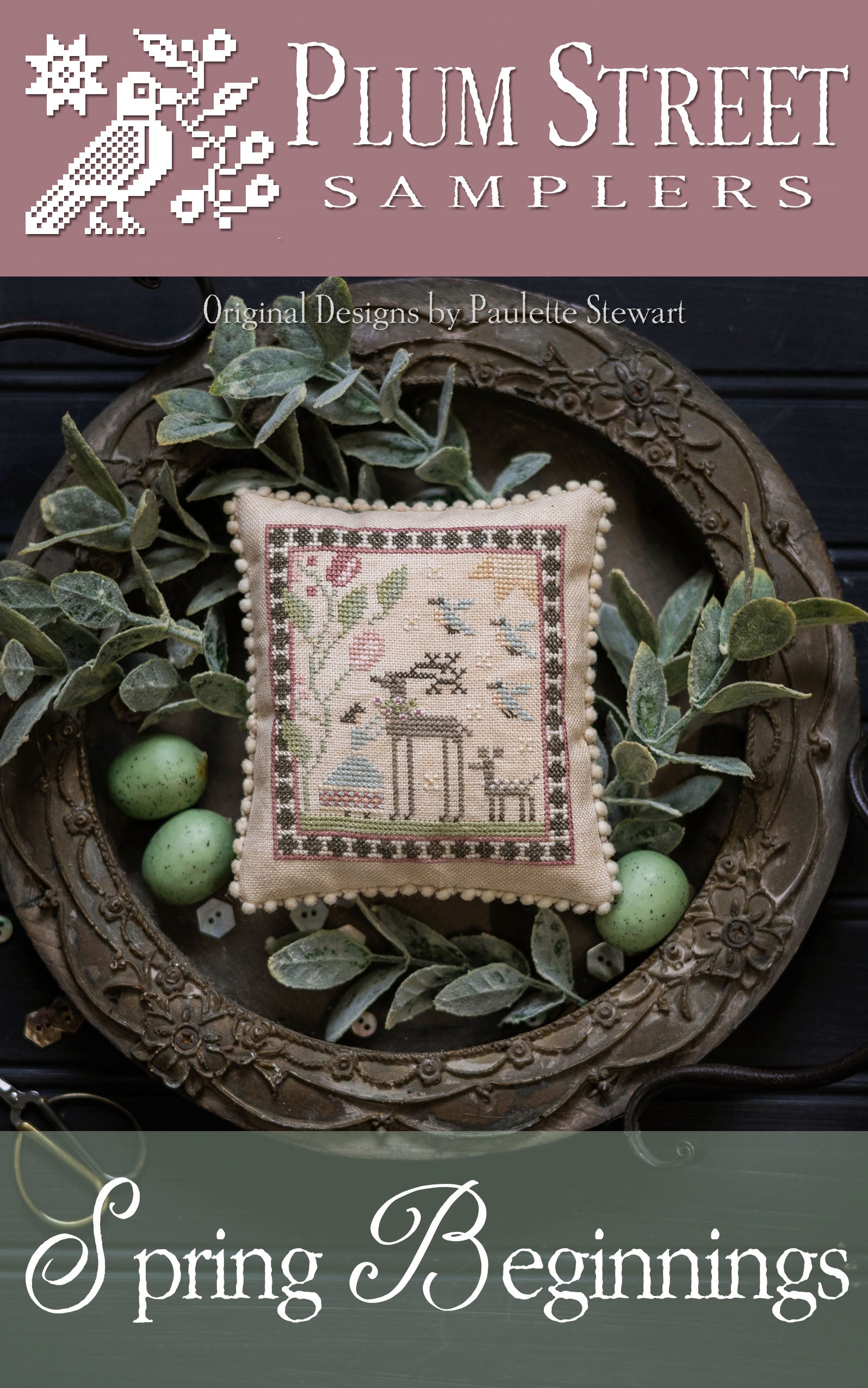 Plum Street Samplers - Spring Beginnings – thestitchersmerchant