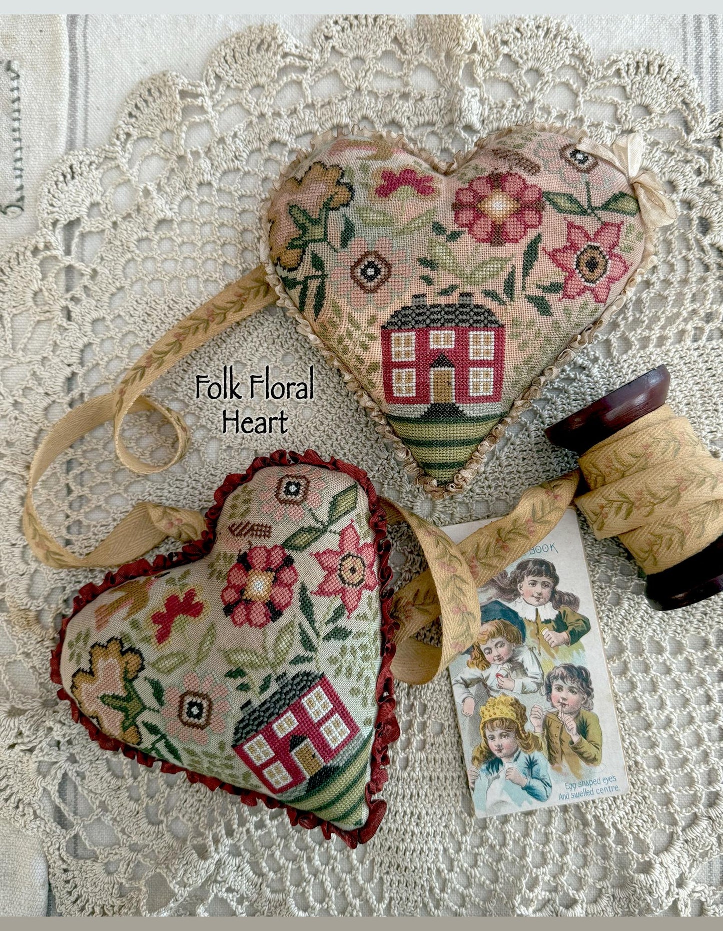 Teresa Kogut - Spotless Innocence (& Folk Floral Heart Ornament)