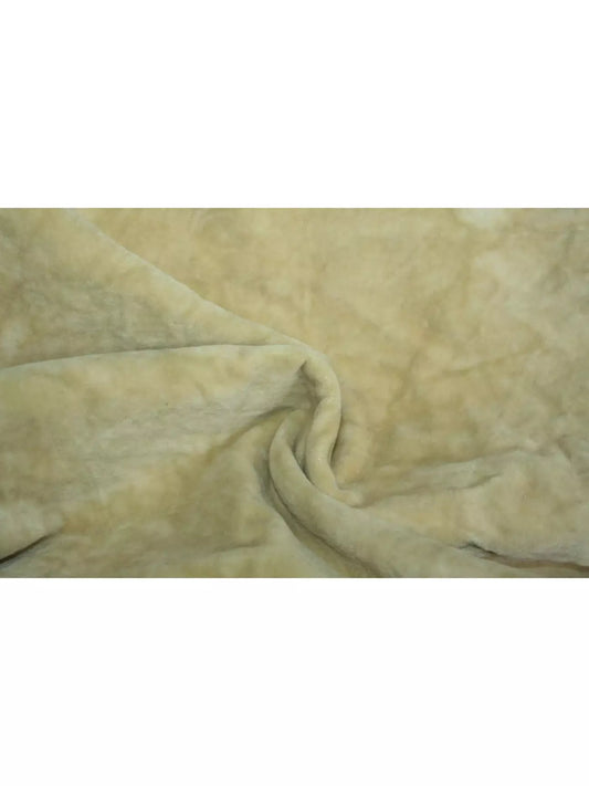 Fiddlestix Designs - Parsnip Hand-dyed 100% Organic Cotton Velvet Fabric