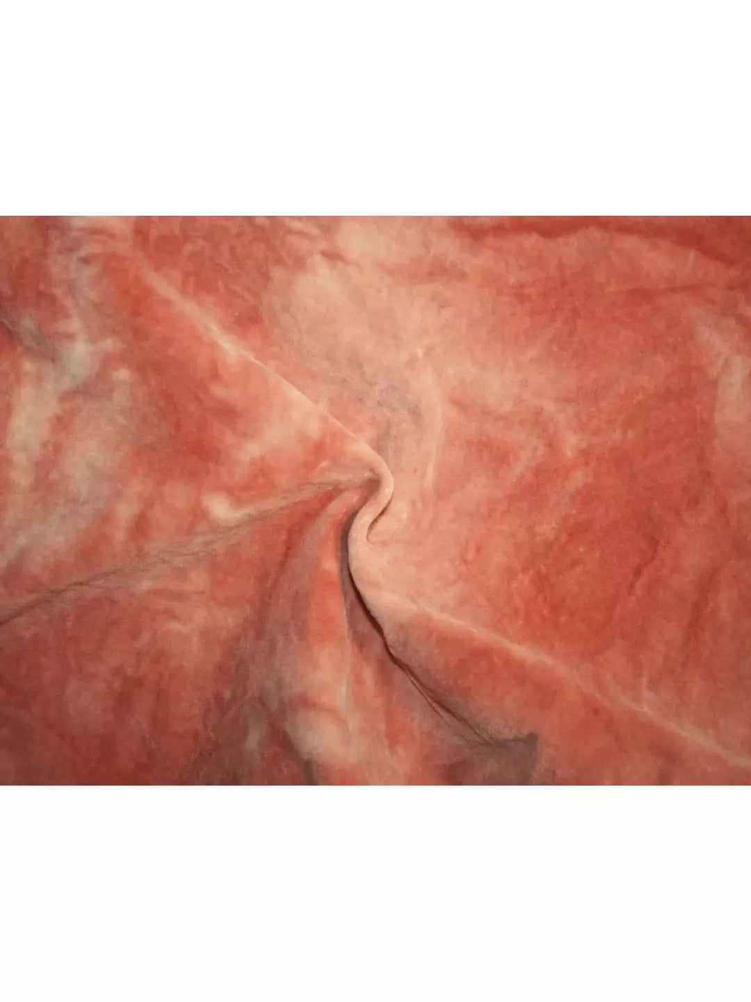 Fiddlestix Designs - Peaches 'n Cream Hand-dyed 100% Organic Cotton Velvet Fabric