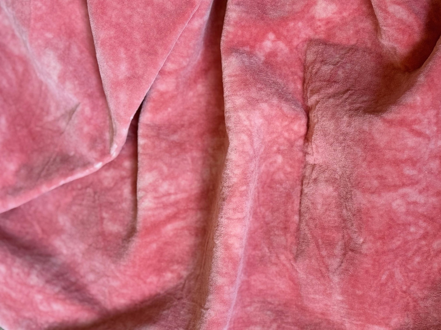 Fiddlestix Designs - Blush Hand-dyed 100% Organic Cotton Velvet Fabric