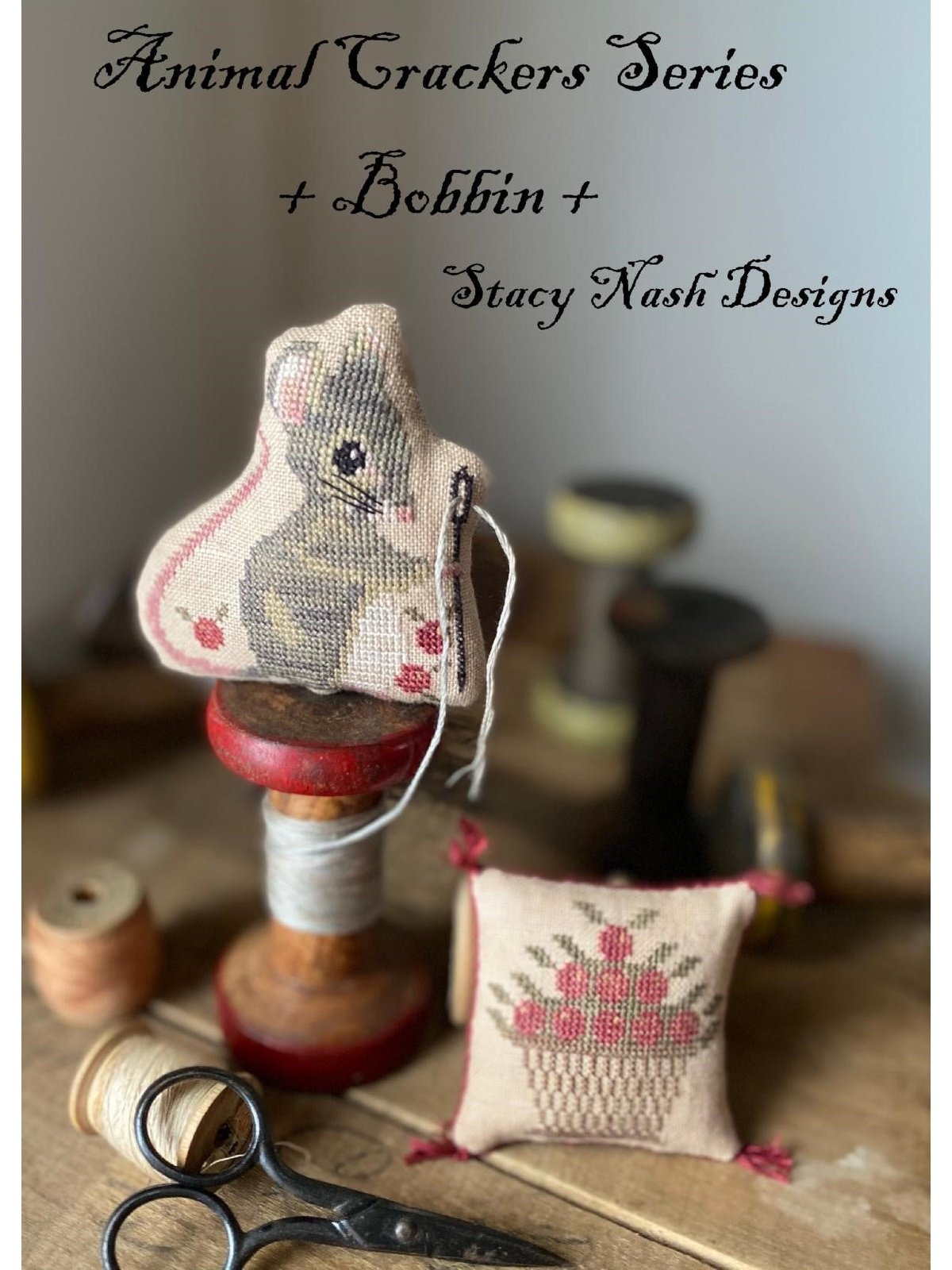 Stacy Nash Designs- Animal Crackers Series: Bobbin