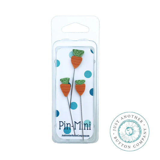 Just Another Button Company Pin Mini: 3 Carrots