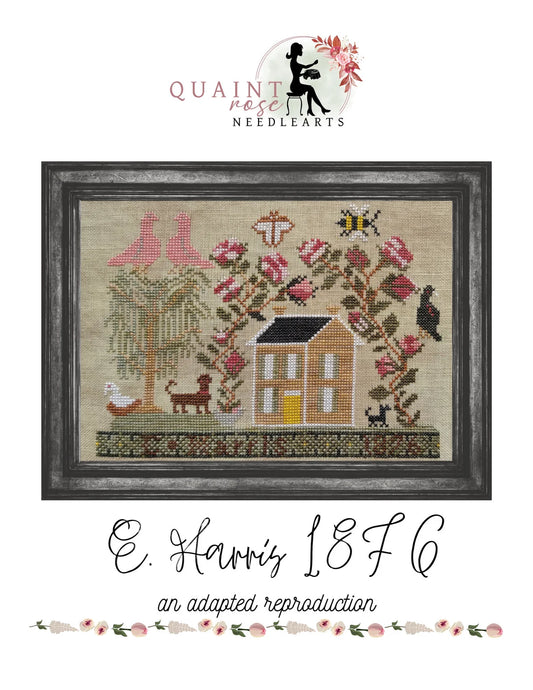 Quaint Rose Needlearts - E. Harris 1876