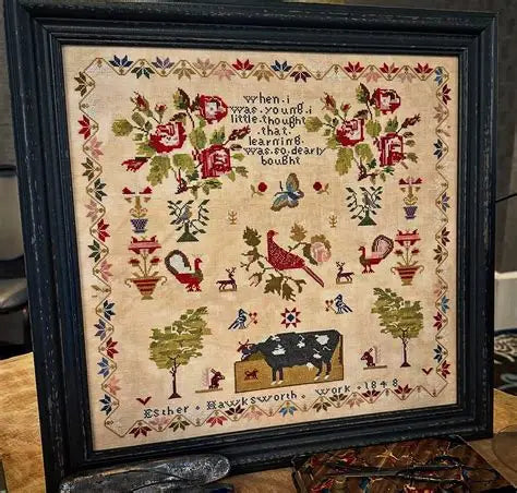 HDF Vikki Clayton-Dyer Silk - NeedleWork Press Esther Hawksworth 1848