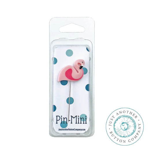 Just Another Button Company Pin Mini: Flamingo
