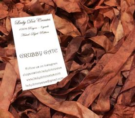 Lady Dot Creates - Grubby Gate Hand Dyed Ribbon 3 yards