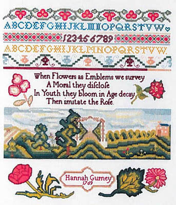 Queenstown Sampler Designs - Hannah Gurney 1769