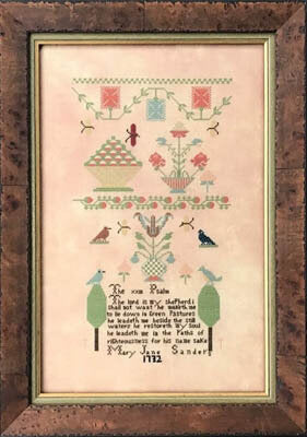 Queenstown Sampler Designs - Mary Jane Sanders 1732