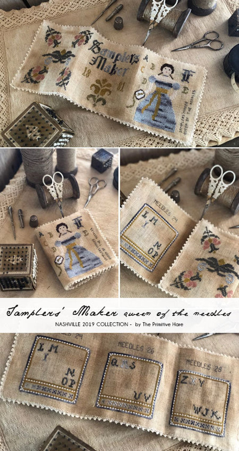 The Primitive Hare - Samplers Maker: Queen of the Needles Series