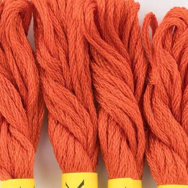 Needlepoint Inc. Silk - NPI 444 Persimmon Red Range