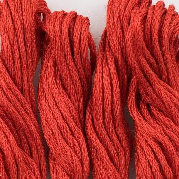 Needlepoint Inc. Silk - NPI 448 Persimmon Red Range