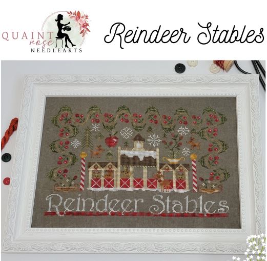 Quaint Rose Needlearts - Reindeer Stables