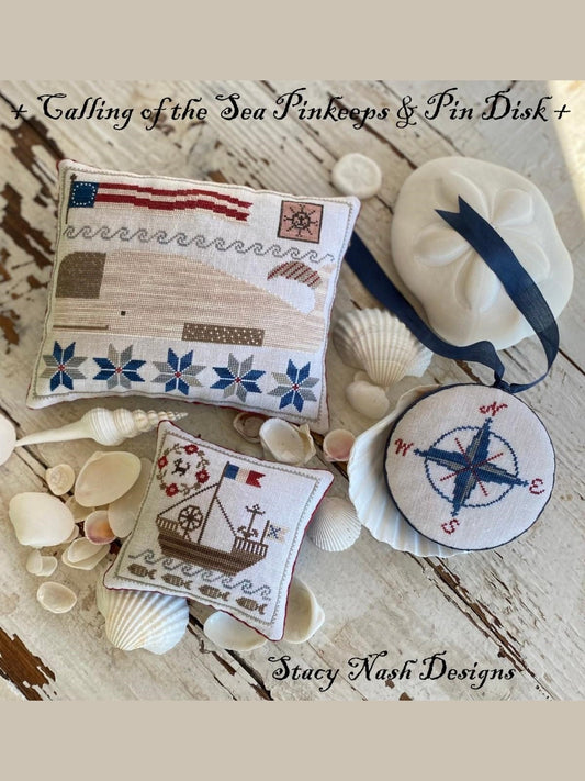 Stacy Nash Designs- Calling of the Sea Pinkeeps and Pin Disk