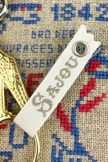 Sajou Stork Gilded Medium Embroidery Scissors