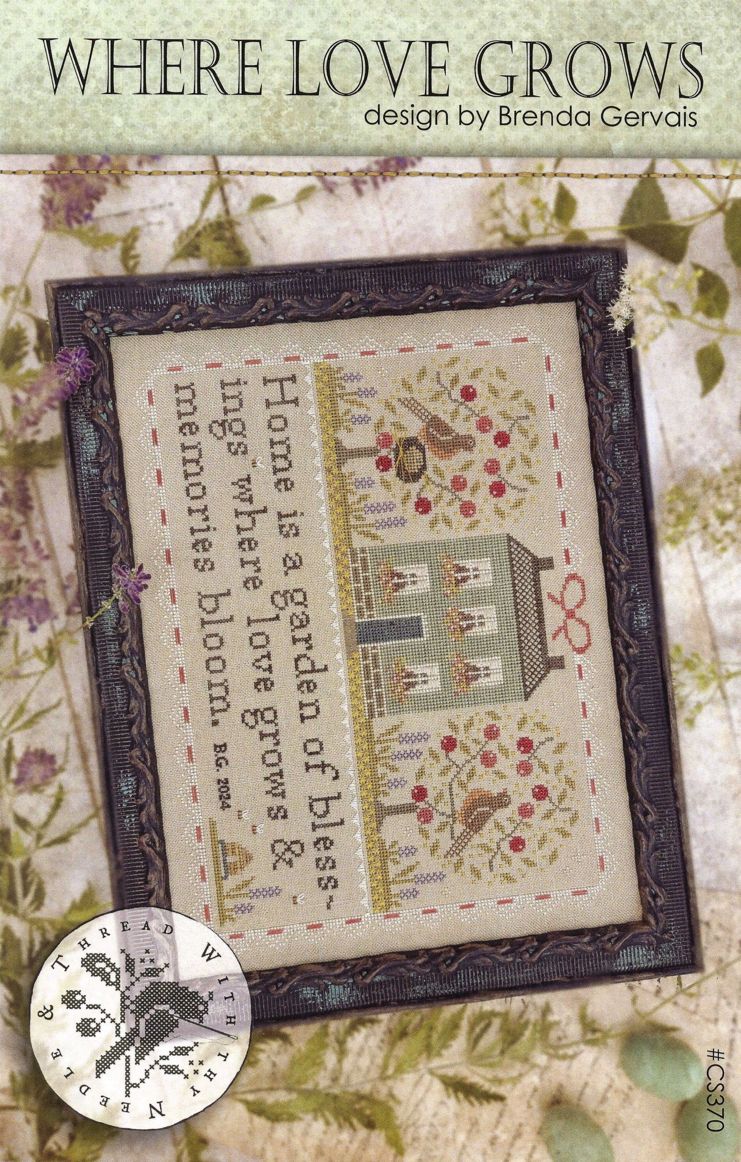 HDF Vikki Clayton-Dyer Silk - With Thy Needle & Thread Where Love Grows
