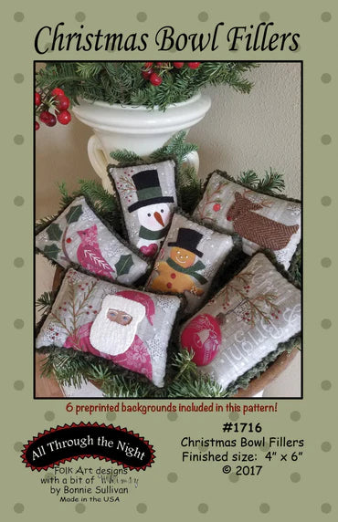 All Through the Night - Christmas Bowl Fillers (incl. preprinted panel)