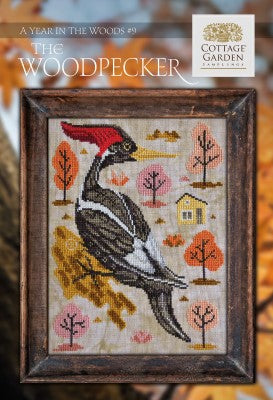 Cottage Garden Samplings - A Year in The Woods #9 The Woodpecker
