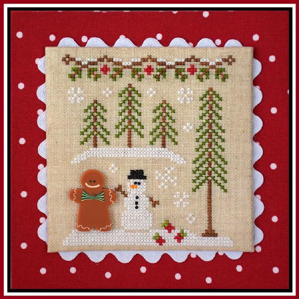 Country Cottage Needleworks - Gingerbread Village: Gingerbread Boy and Snowman