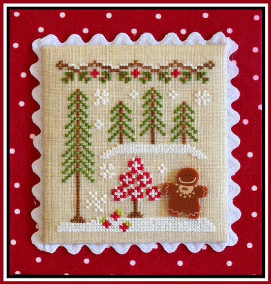 Country Cottage Needleworks - Gingerbread Village: Gingerbread Girl & Peppermint Tree