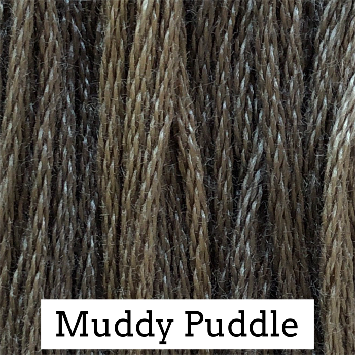 Cotten Puddle Weeks Dye Works is a 5 yard hand over-dyed 6-stranded cotton thread ...