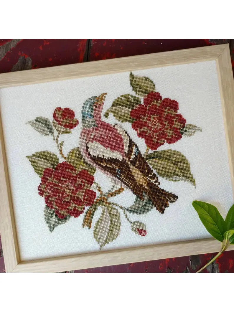 Mojo Stitches - Among the Roses: An antique reproduction