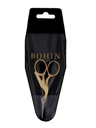 Bohin Gilded Stork Embroidery Scissors 10cm