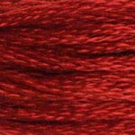 DMC Stranded Cotton - 0817 Coral Red Very Dark