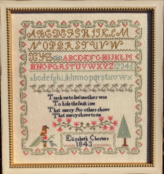 Cross Stitch Antiques - Elizabeth Chesters 1843