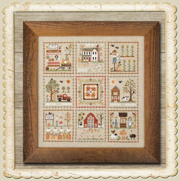Little House Needleworks - Fall on The Farm: Part Six - With a Moo Moo Here